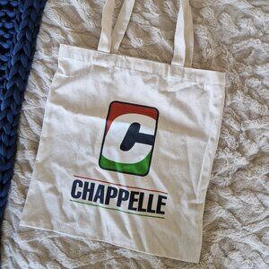 Cream and red Chappelle tote bag #streetwear